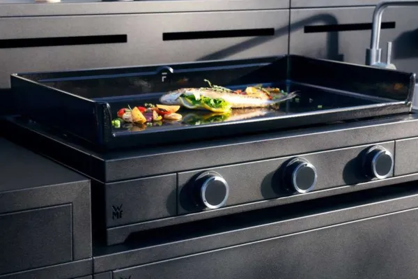 Grillkurs Classic – Plancha-Grill von oben